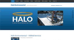 Desktop Screenshot of halo1.ca